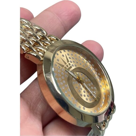 Designer Inspired Gold Plated Quartz Watch main image 10